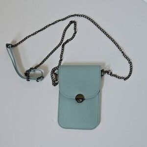 Stylish Blue Crossbody Phone Bag